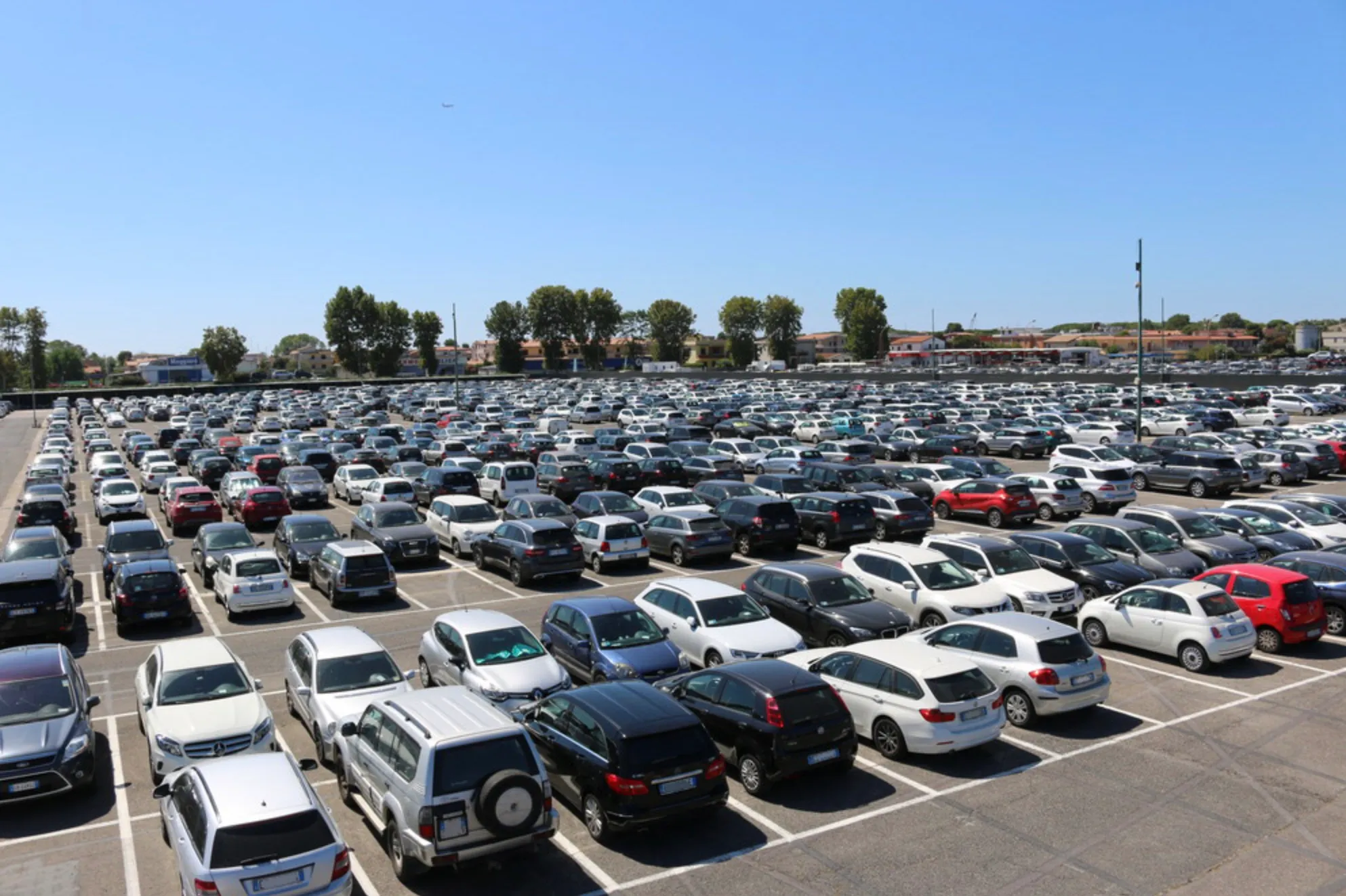 Parcheggio a Fiumicino